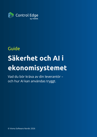 Säkerhet och AI i ekonomisystemet 2026